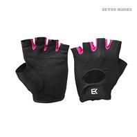 Better Bodies WOMENS TRAINING GLOVES BLACK/PINK – rukavice Better Bodies černo-růžové
