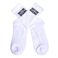 Better Bodies CREW SOCKS 1-PACK WHITE – ponožky Better Bodies bílé 1 pár
