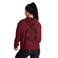 Better Bodies EMPOWERED THERMAL SWEATER MAROON – mikina Better Bodies kaštanová