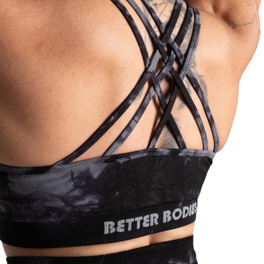 Better Bodies -Entice Sports Bra -Red Tie Dye