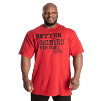 Better Bodies UNION ORIGINAL TEE CHILI RED – tričko Better Bodies červené