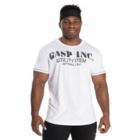 Gasp BASIC UTILITY TEE WHITE – tričko Gasp bílé